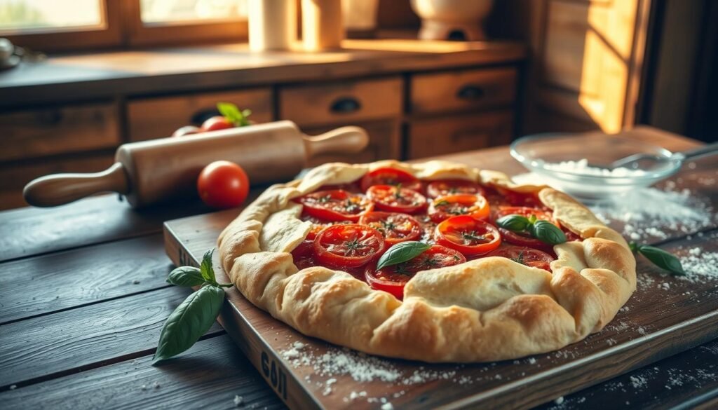 Baking Delicious Tomato Pie