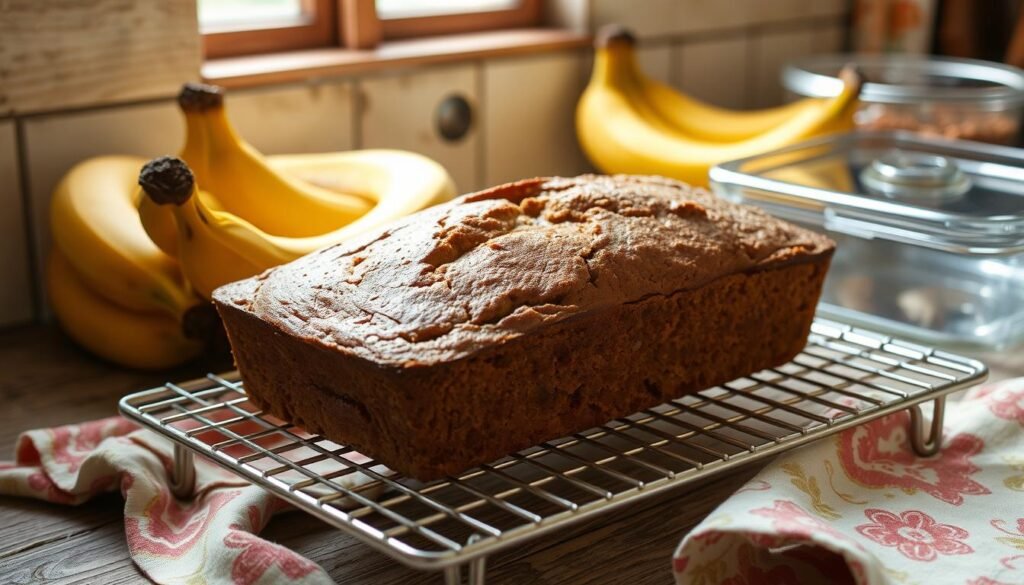 Banana Bread Cooling and Storage