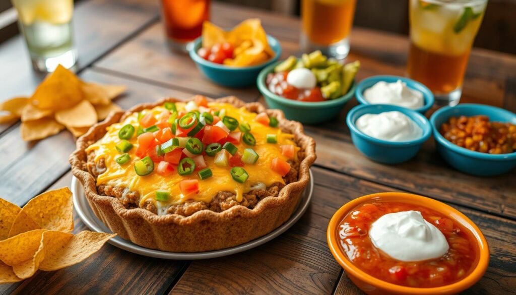 Cheesy Frito Taco Pie Serving Suggestions