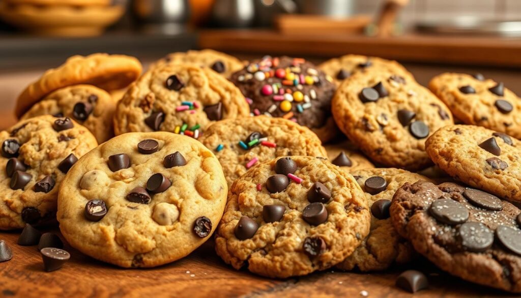 Chocolate chip cookie variations