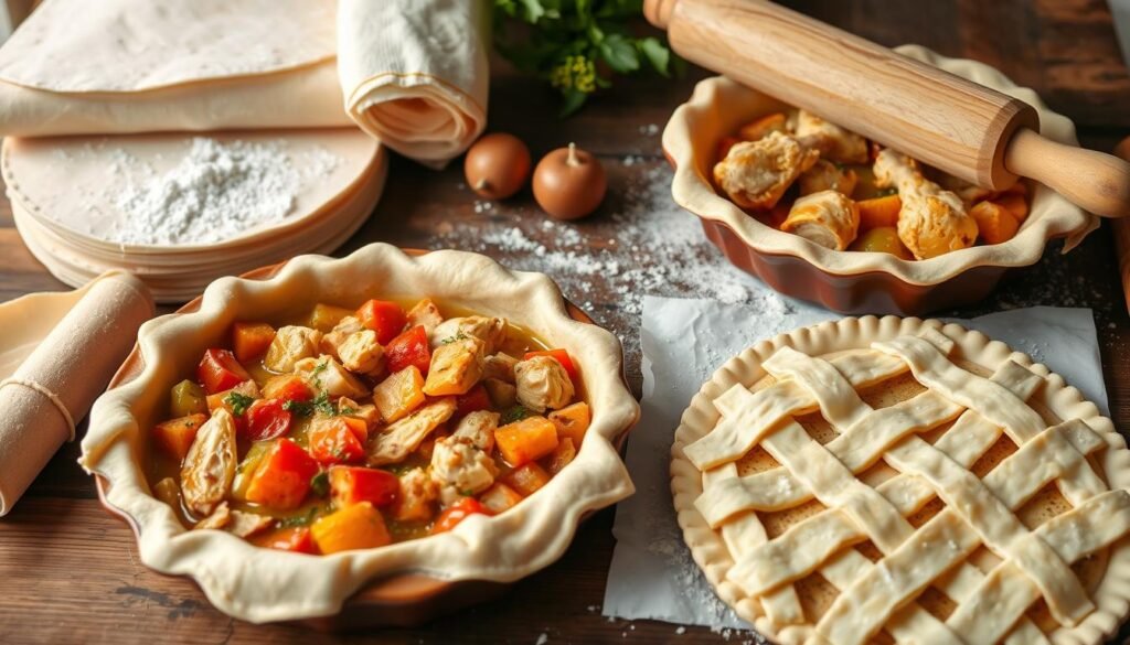 Flaky Chicken Pot Pie Crust Techniques