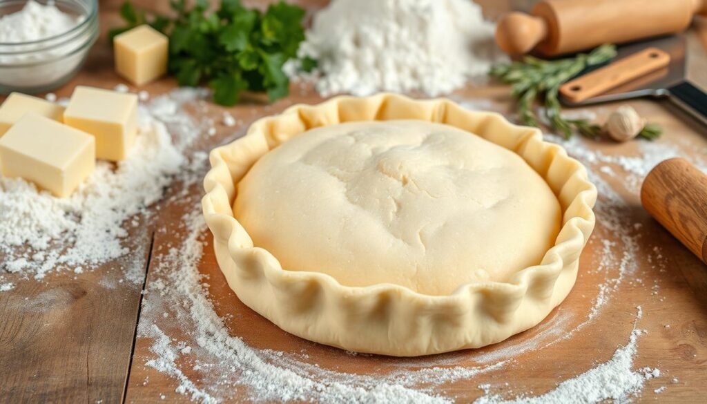 Flaky Pie Crust for Pot Pie