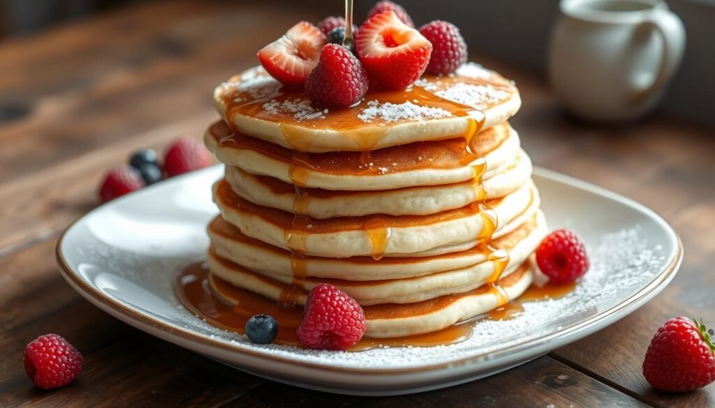 Fluffy Cake Flour Pancakes