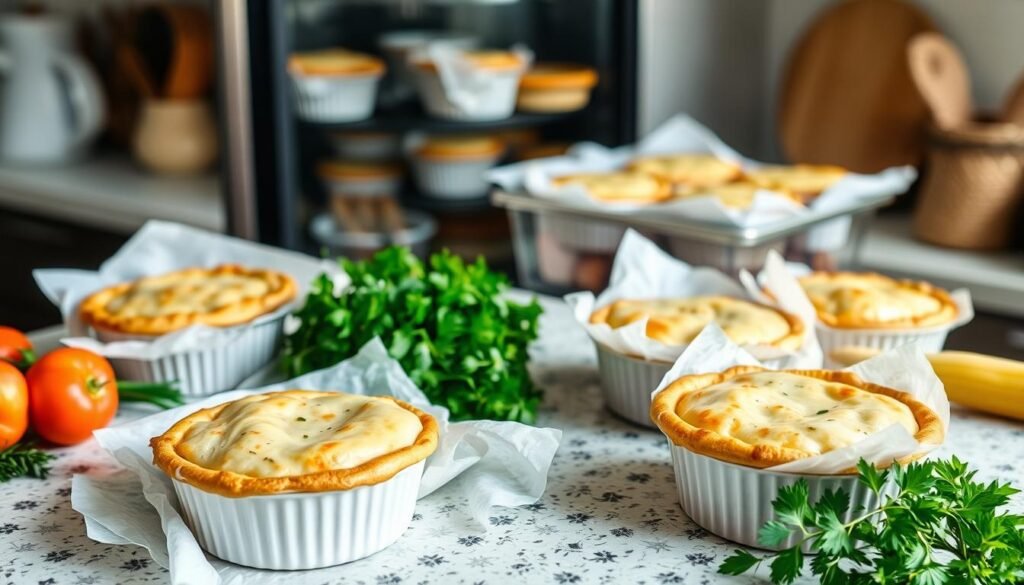 Freezing Homemade Chicken Pot Pies