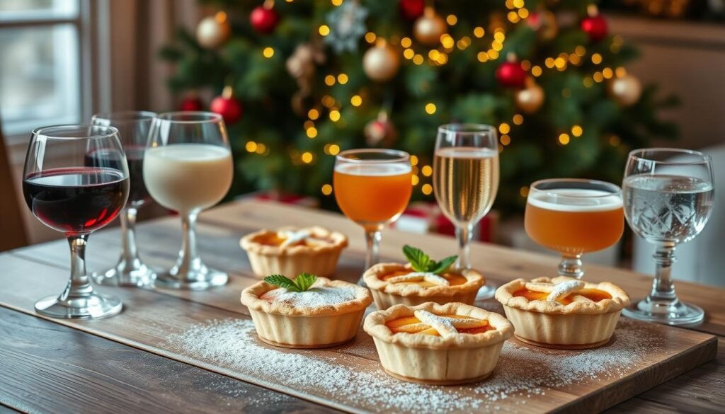 Holiday Drink Pairings for Mini Christmas Pies