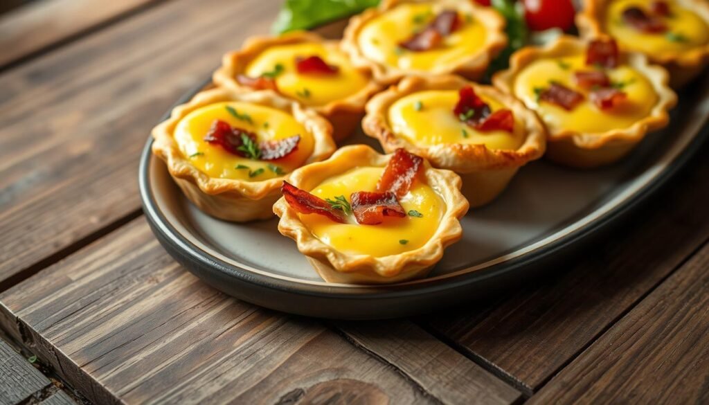 Homemade Mini Quiche with Bacon