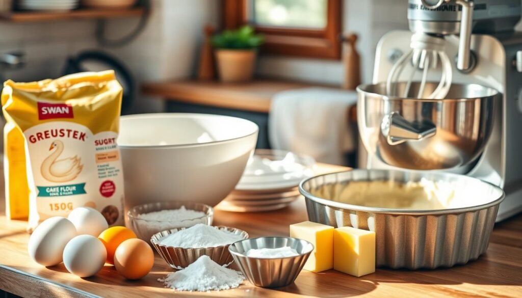 Moist Pound Cake Baking Process