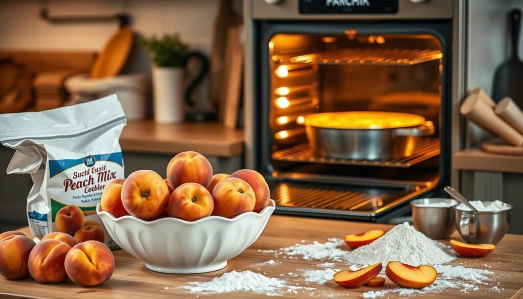 Peach Cobbler Baking Instructions