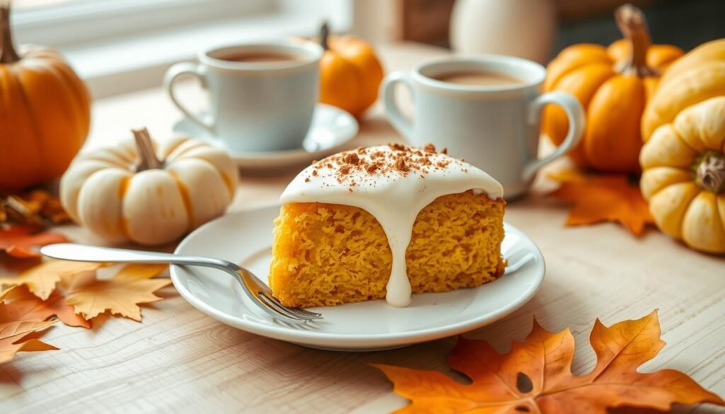 Pumpkin Yellow Cake Serving Suggestions