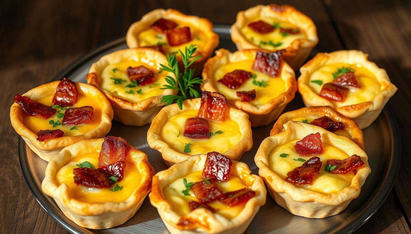 mini quiche with bacon