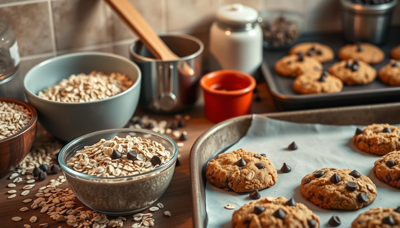 oatmeal cookies with instant oatmeal